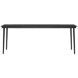  7-dijelni vrtni blagovaonski set s jastucima crni | shoptok.hr