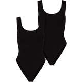 Urban Classics Women's body Organic Tank 2-pack black, black | Shoptok.si