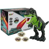 Battery Dinosaur Laying Eggs Burning Fire Steam Green | shoptok.hr