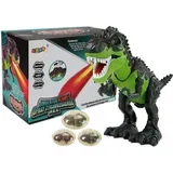 Dinosaur Laying Eggs Burning Fire Steam Green