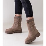 Gemre Ralia beige slip-on sock boots | shoptok.hr