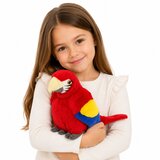  Plush Parrot Macaw Exotic Bird Mascot Cuddly Toy Red 24 cm | Shoptok.si