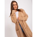 Wool Fashion Italia Cardigan-AT-SW-2395.30-camel | Shoptok.si