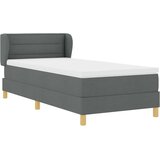  s opruga kutije Tamno siva 90 x 190 cm tkanina | shoptok.hr
