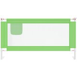  Sigurnosna ograda za dječji krevet zelena 160 x 25 cm tkanina | shoptok.hr