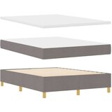  Box Spring postelja s posteljnino v taupe barvi, 160x200 cm, tkanina, (22051559) | Shoptok.si