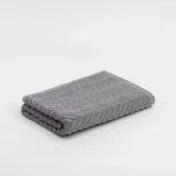RUČNIK ZIG ZAG 70X140 SIVI 636578
