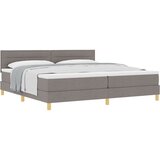 Box Vzmetnica za ležišče z vzmetnico Taupe 200x200 cm Tkanina, (22083328) | Shoptok.si