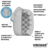 VibEggs Rebrasti Užitak - vibracijsko jaje masturbator (bijelo) | shoptok.hr