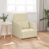 Krevet na razvlačenje Krema 65 x 80 x 83 cm tkanina | Eponuda.com