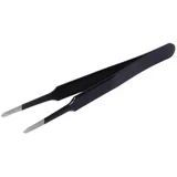 ESD pinceta obložena nehrđajućim čelikom 122 x 10 mm vrh ravni 2 mm EN 61340-5-1 23EC152 ESD pinceta