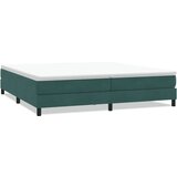 Box Spring postelja brez vzmetnico Temno zelena 200x210cm Žamet, (21791876) | Shoptok.si