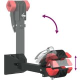 vidaXL Bike Repair Stand Wall Mounted zložljivo rdeče in črno jeklo | Shoptok.si