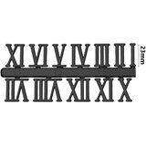 INF Srebrne števke rimske številčnice - 2,3 cm - Komplet v škatli Black, (5000246653) Cene