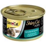 Gimcat Vlažna hrana za mačke Shinycat, Piletina i škampi, 70g Cene