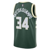 Nike Majice s kratkimi rokavi Nba Milwaukee Bucks Giannis Antetokounmpo Icon Edition Zelena | Shoptok.si