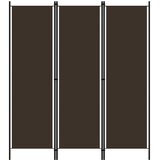 Sobna pregrada s 3 panela smeđa 150 x 180 cm | shoptok.hr