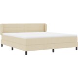  Box Spring postelja z vzmetnico krem 180x200 cm tkanina, (22051781) | Shoptok.si