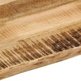 Stolna ploča sa živi rub 90x80x3 8 cm masivno grubo drvo manga | shoptok.hr