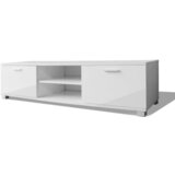 Maison Chic TV omarica - TV stojalo - Televizijska omarica visok sijaj bela 120x40,5x35 cm, (21700031) Cene