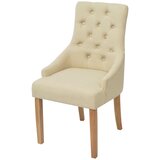 Maison Chic Jedilni stoli - Vzorci stoli 2 kosa krem blago A285, (22032408) Cene