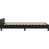  Za krevet s uzglavljem crni 90x200 cm od umjetne kože | shoptok.hr
