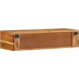 vidaXL Zidni TV ormarić 80x30x19 cm puno drvo bagrem | shoptok.hr