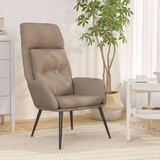  Stol za sproščanje taupe umetno semiš usnje, (20935003) | Shoptok.si