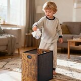 ZINUEEN koš za papir iz lesa in kovine - 16,8 l | Shoptok.si