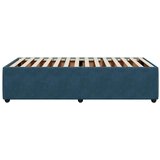  Okvir za krevet plavi 90x200 cm baršunasti | shoptok.hr