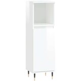 vidaXL Kupaonski ormarić sjajni bijeli 30x30x100 cm konstruirano drvo Cijene