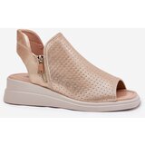 Boto Women's Wedge Sandals Gold Mevinette | Shoptok.si