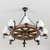  Brilagi - Luster na lancu ROATA 8xE14/40W/230V prečnika 70 cm bukva/orah | Eponuda.com