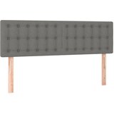  LED uzglavlje tamnosivo 144x5x78/88 cm od tkanine | shoptok.hr