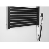 Aqualine kupatilski električni radijator tondi-e 600W 133x60 cm mat crna | Eponuda.com