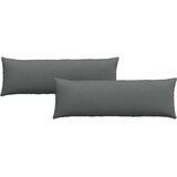 Jastučići za sofu 2 pcs Tamno siva 120 x 40 cm tkanina | shoptok.hr