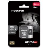 Integral spominska kartica z SD adapterjem 64GB MICRO SDXC class10 90MB/s INMSDX64G10-90U1 | Shoptok.si