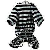 Mila Pet Fashion sleepy pidžama za pse, crno-bela, xl, 40 cm | ePonuda.com