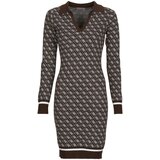 Guess Kratke obleke POLO AUBREY 4G Kostanjeva Cene