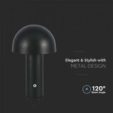  LED prigušiva punjiva stona lampa LED/1W/5V 3000-6000K 1800 mAh crna | Eponuda.com