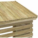  Pokrov za klima uređaj 117,5x62,5x85,5 cm Impregnirana borovina | shoptok.hr