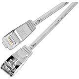 Slim Wirewin PKW-LIGHT-STP-K6 3.0 RJ45 omrežni kabel\, Patch kabel CAT 6 U/FTP 3.00 m siva 1 kos, (20418517) | Shoptok.si