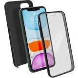 AVIZAR Integralna lupina: mehka sprednja stran in trda zadnja stran - crna str. Apple iPhone 11, (20599524) Cene