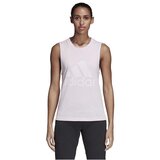 Adidas Majice s kratkimi rokavi Essentials Logo Tank Top Rožnata | Shoptok.si