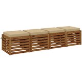  Jastučići za sjedenje SOEST 4 kom. 100% poliester Bež | Shoptok.si