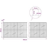  Gabion s žicom debljine 5 mm i mrežom 10x10 cm 700x10x100 cm - 10 cm 100 cm 700 cm | shoptok.hr