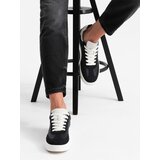 Ombre Men's old-school sneakers on thick sole - black | Shoptok.si