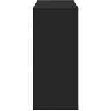 vidaXL Barski stol s policom crni 124x46x103,5 cm konstruirano drvo | shoptok.hr