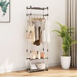 vidaXL 3-nadstropno stojalo za oblačila srebrno 59x29x192 cm aluminij | Shoptok.si