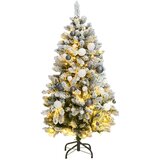  Umjetno božićno drvce 150 LED sa šarkama i kuglicama 150 cm | shoptok.hr
